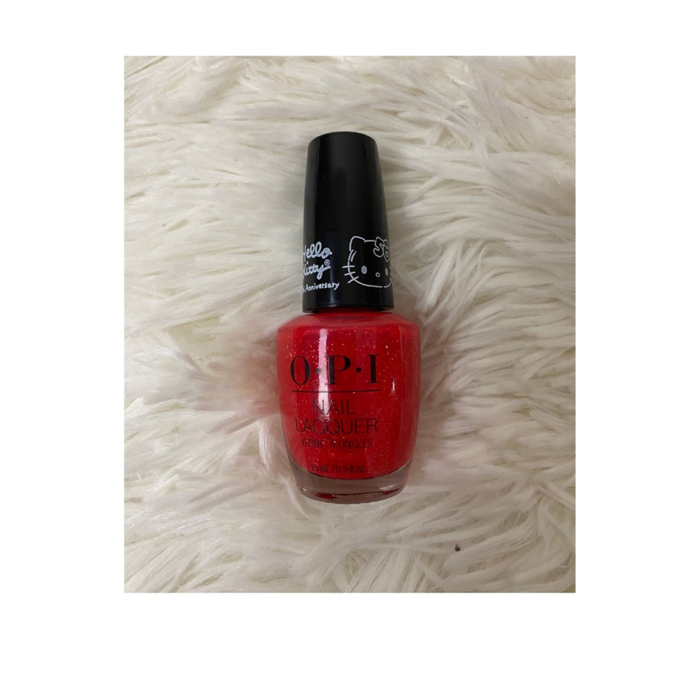 OPI X Hello Kitty Red HELLO KITTY HELLO PRETTY Nail Polish - .5 FL OZ (NEW)